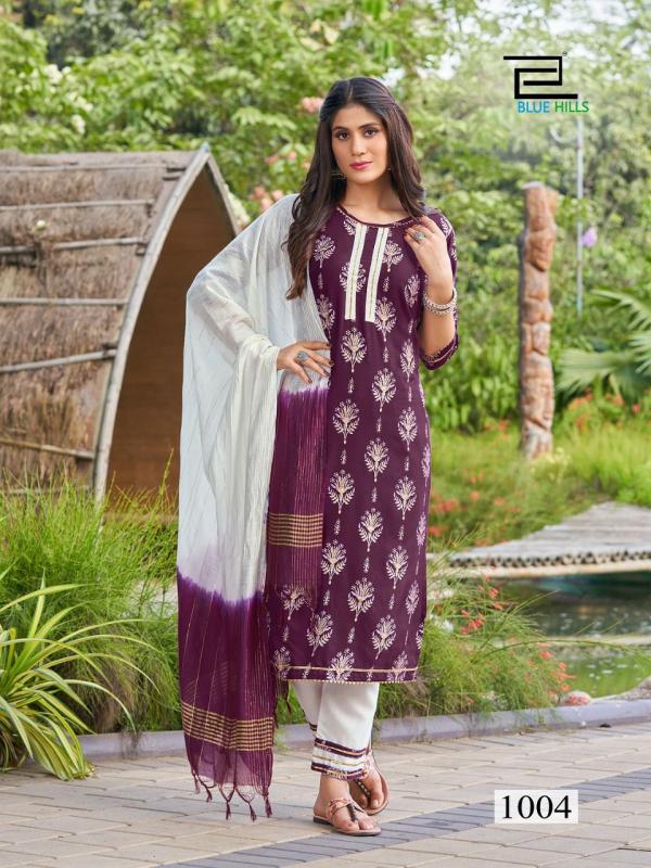 Blue Hills Lockup 1 Kurti Bottom Dupatta Collection